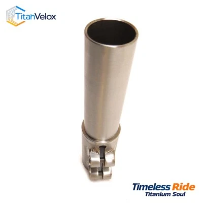TitanVelox  Titanium  1-1/8" Fork extender for 82/102/122/142/162mm(Fork Rise) - Image 1 of 4