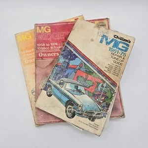 (3) M.G. Repair and Tune-up Guides - Haynes & Chilton - Picture 1 of 7