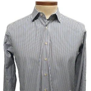 Etro Blue White Stripe Cotton Dress Shirt Made in Italy 42 (Medium  Large) - Picture 1 of 7