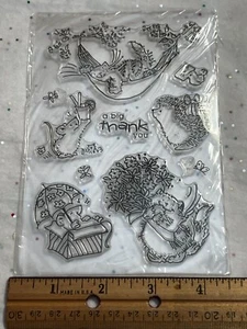 NEW Cats Kitten Mice Mouse 6.5x4.8 - Clear STAMP -Save when you buy more - Picture 1 of 6