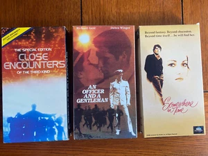 classic movie night officer and gentleman close encounters somewhere in time vhs - Picture 1 of 4