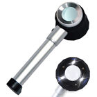 Hand-Held Aluminium Alloy Magnifier Magnifying Glass Jeweler 30X Jewelry Loupe