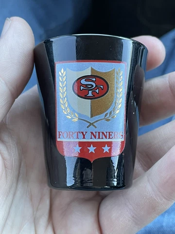 vintage 1990’s San Francisco 49’ers Shot Glass Cover