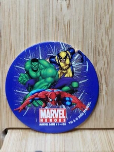 MARVEL HEROES Pog Tazo 🧸2006 #18 🧸 FREE POST - Picture 1 of 1