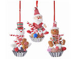 Christmas Ornament? Cupcake Santa Gingerbread Snowman? Kurt Adler Price For 1??