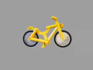 LEGO MINIFIGURA DE BICICLETA AMARILLA - ¡COMO NUEVA! - Imagen 1 de 1