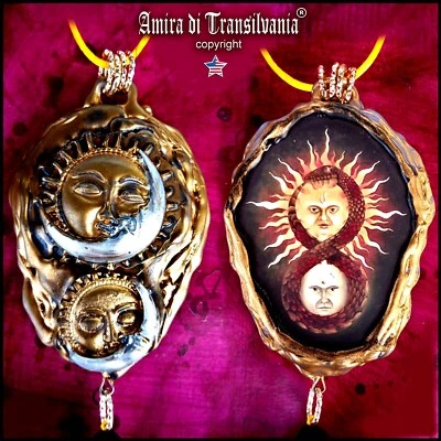 Alquimia Brujería Talismán Mágico Luna Esotérica Sol Infinito Urna Serpiente Ouroboros Foto 1 de 4