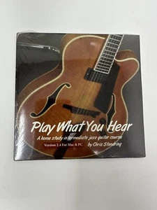 PLAY WHAT YOU HEAR Intermediate Jazz Guitar Course Chris Standring CD-ROM Mac PC - Picture 1 of 8