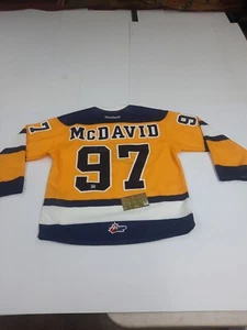 Connor McDavid Pre-Rookie Autographed Signed Erie Otters Kids Reebook Jersey-COA - Picture 1 of 15