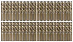 Brocas de cobalto 3/16" M35 HSS Co Twist Jobber Taladro de metal Acero Hierro-100 piezas - Imagen 1 de 10