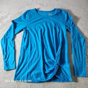 Camisa deportiva Lilly Pulitzer Luxletic talla M nudo manga larga turquesa - Imagen 1 de 9