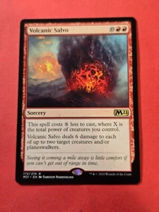 2020 Magic The Gathering Core Set 2021 #172 Volcanic Salvo, R, NF, cd1 - Picture 1 of 3