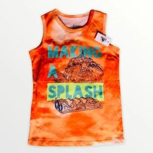 NWT - Disney Parks "MAKING A SPLASH" Splash Mountain YOUTH Tank Top - Picture 1 of 3
