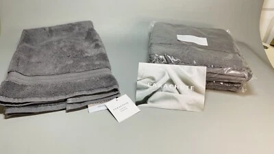 PARACHUTE Toalla de Mano Clásica de Algodón Turco en Gris Carbón **Nueva en Bolsa con Etiquetas Foto 1 de 4