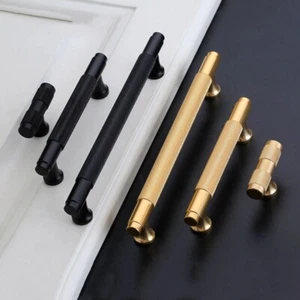 Black Gold Furniture Door Kitchen Cabinet Handle Handles Pull Pulls Cupboard - Picture 1 of 11