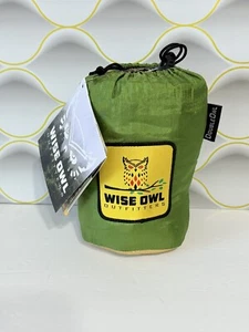 Wise Owl Outfitters Camping Double Hammocks with Tree Straps, L - Green & Khaki - Picture 1 of 14