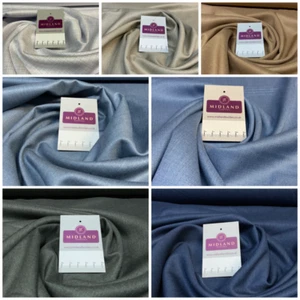 £9.99 Premium woven suiting fabric suits jacket sewing fabric M1751 Mtex - Picture 1 of 43