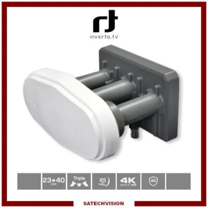 LNB Monoblock Triplefeed Single Inverto Mono 1 dB Gain 62 dB Full HD Ultra HD 4K - Imagen 1 de 1