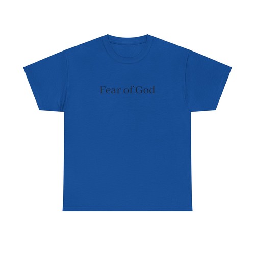 Fear of God T shirt unisex in cotone pesante