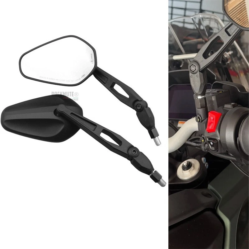 Espejos retrovisores laterales negros para motocicleta HONDA SHADOW 1100 500 750 800 PHANTOM Foto 1 de 4