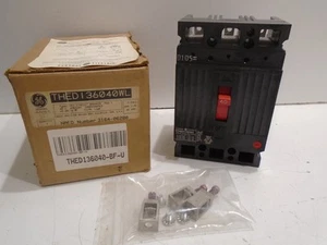 *NEW* GENERAL ELECTRIC THED136040WL TYPE THED CIRCUIT BREAKER 40A 3-POLE 600VAC - Picture 1 of 12