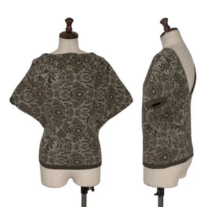 ANTEPRIMA Wool Jacquard Short Sleeve Knit Size 38(K-156774) - Picture 1 of 11