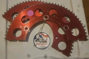 VINTAGE RACING GO KART HORSTMAN 2 PC SPROCKET 35 CHAIN 77 TOOTH CART PART (P/D) - Picture 1 of 3