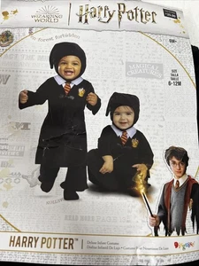 Deluxe Harry Potter Baby Gryffindor Robe Costume NEW 6-12 Months Halloween - Picture 1 of 5