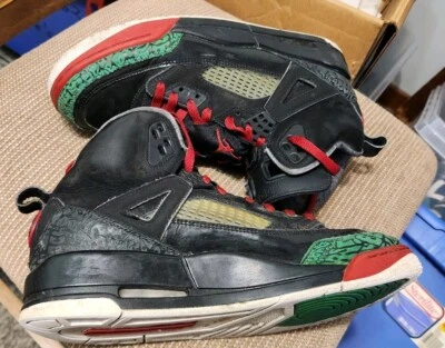 🚨🔥NIKE JORDAN SPIZIKE BLACK VARSITY RED MENS SIZE 10 315371-026 - Image 1 of 4