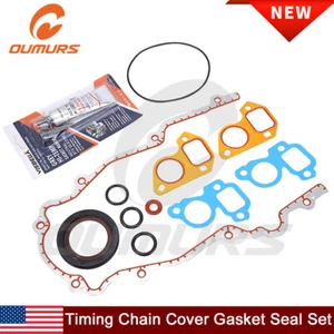 For 97-16 Chevrolet Cadillac Buick GMC 4.8L 5.3L 6.0 6.2 Timing Cover Gasket Set - Picture 1 of 11