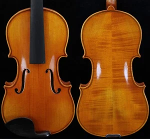 Bonito violín hecho a mano después de Stradivari 1716 Messiah violín 1/2 sonido bien equilibrado - Imagen 1 de 15