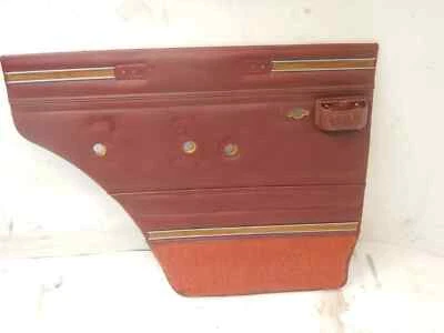 Jeep Grand Wagoneer SJ 86-91 Driver Rear Interior Door Panel Maroon FREE SHIP Foto 1 de 4