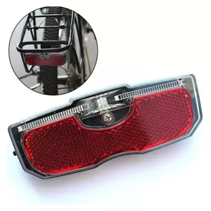 Bike Cycling Bicycle Rear Reflector Tail Light High Quality Fit For Luggage Rack - Picture 1 of 6