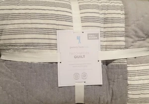 Pottery Barn Kids Wilder Patchwork Throw Quilt Bedspread Full Double 218×218 cm - Picture 1 of 7