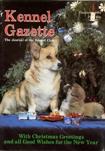 CORGI WELSH PEMBROKE DOG auf Cover der KENNEL GAZETTE Dezember 1984 KC Magazin - Bild 1 von 1