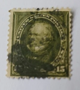 U.S - 1898 - SCOTT #284 - 15 CENTS - HISTORICAL FIGURES - USED - Picture 1 of 2