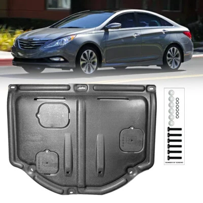 For Hyundai Sonata 2012-2013 Under Engine Splash Guards Front Engine Mud Flaps Foto 1 de 4