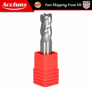 5/8" 4 Flauti 1-1/4" Lunghezza di Taglio 3-1/2" Lunghezza Totale Fresa Fine Carburo Regolare - Foto 1 di 8