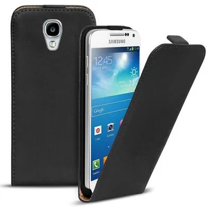 Flip Cover Case für Samsung Galaxy S4 Mini Schutzhülle Handy Schutz Hülle Tasche - Bild 1 von 6