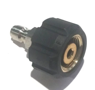 PWO Pressure Washer Quick Connect M22 -14mm X 1/4 Quick Con. Plug- Karcher Style