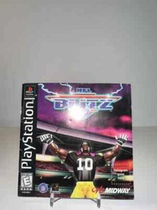 NFL Blitz Black Label PS1 Sony PlayStation Bedienungsanleitung und Reg-Karte NUR - Bild 1 von 6