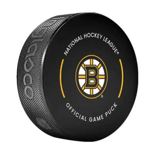 Patrice Bergeron Pre-Order Boston Bruins Autographed Official Game Puck - Picture 1 of 1