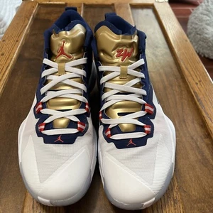 Air Jordan Zion 1 USA DA3130-401 Blue Red White  Basketball Shoes Size 12 - Picture 1 of 6