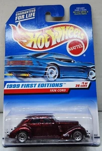 Hot Wheels 1936 Cord Coupe #1/26 1999 First Editions/Malaysia - Picture 1 of 3