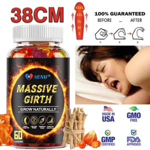 Male Health Gummies Boost Stamina Performance Penis Bigger Grow Longer Max Girth - Picture 1 of 12