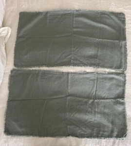 King Heavyweight Linen Blend Quilt Pillow Sham Sage Green - Casaluna - Picture 1 of 3