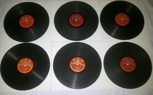 Lot 6x 中华 chinese odeon record 78 rpm opera cantonese 廣東話 hakka 客家 北平 peiping ? - Picture 1 of 12