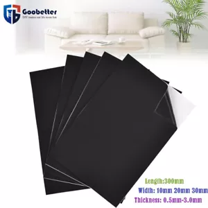 Adhesive Backed Black Neoprene Sponge/Foam Rubber Sheet Thick 0.5mm 1.0mm-3.0mm - Picture 1 of 7