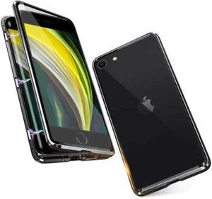 COQUE MAGNETIQUE pour iPhone SE 2020/6 7 8 11 Pro X XR MAX VERRE DOUBLE FACE - Photo 1/13