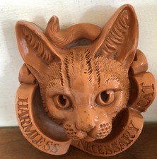 Latex Mould for making this Lovely Detailed Cat Plaque